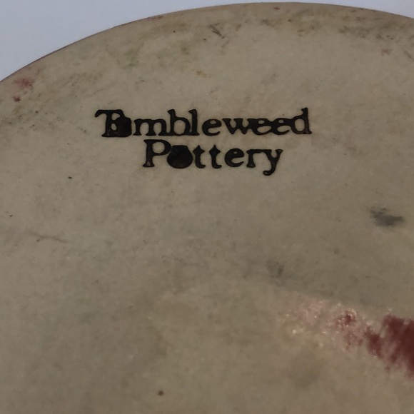 Tumbleweed Pottery Princess Burgundy Hand Made Glazed Ceramic Mug - Picture 4 of 7